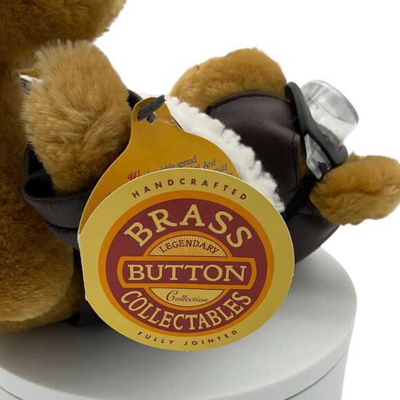 Pickford Bears Brass Button Collectibles Vintage Radar The Flying Bear NWT - Picture 5 of 9